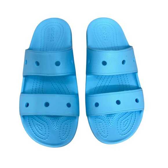 Crocs Classic Two-strap Slide Sandals in Artic Women's size 8 Men's size 6 - Picture 2 of 8